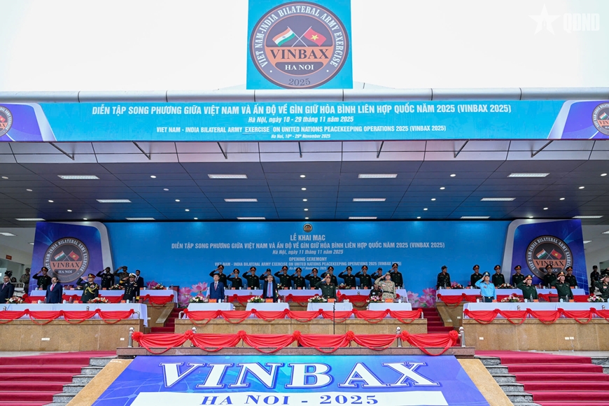 Khai mạc Diễn tập song phương giữa Việt Nam và Ấn Ðộ về gìn giữ hòa bình Liên hợp quốc